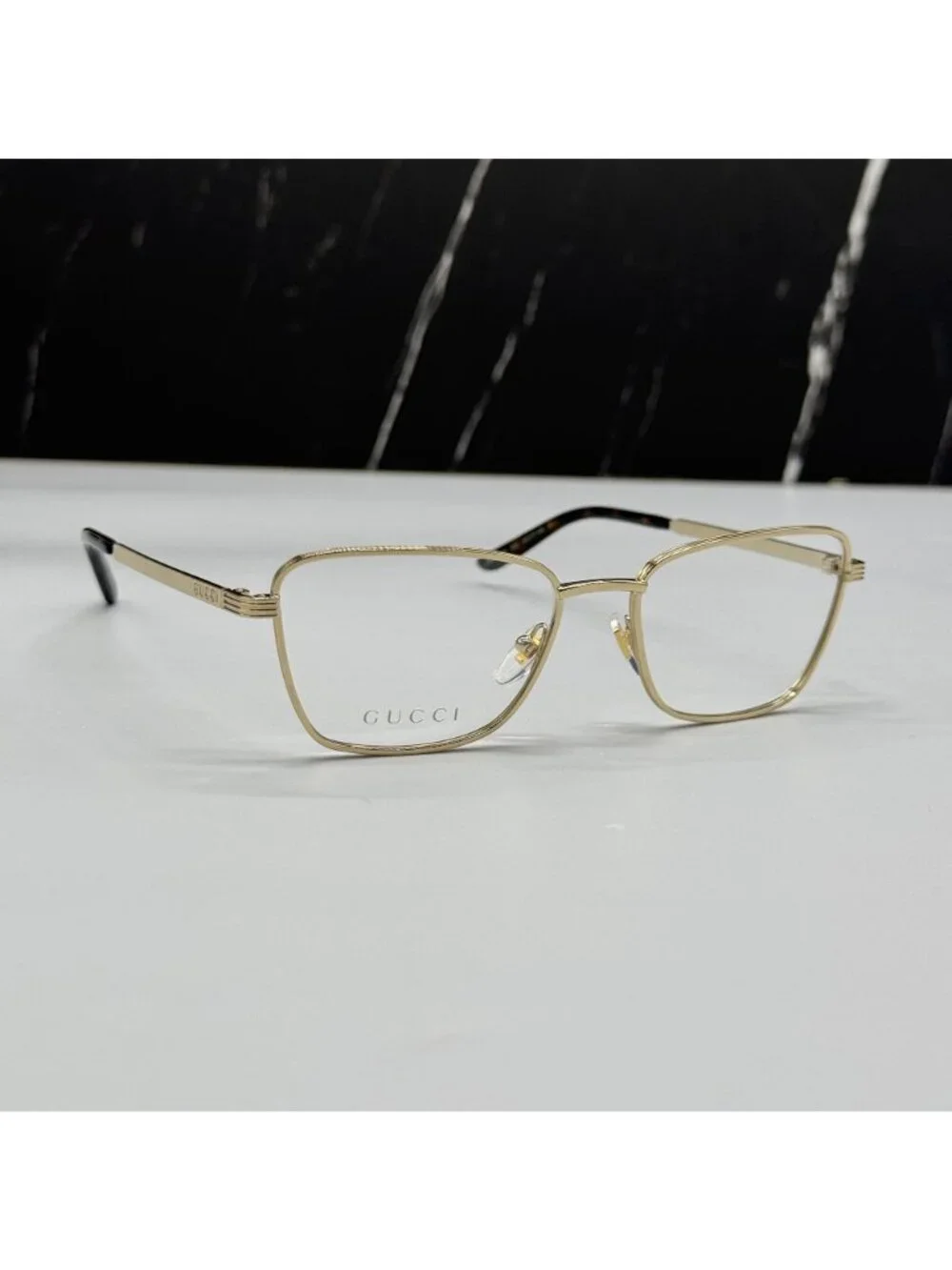 NEW GUCCI GG1880O 002 EYEGLASSES GOLD WOMEN GUCCI EYEWEAR